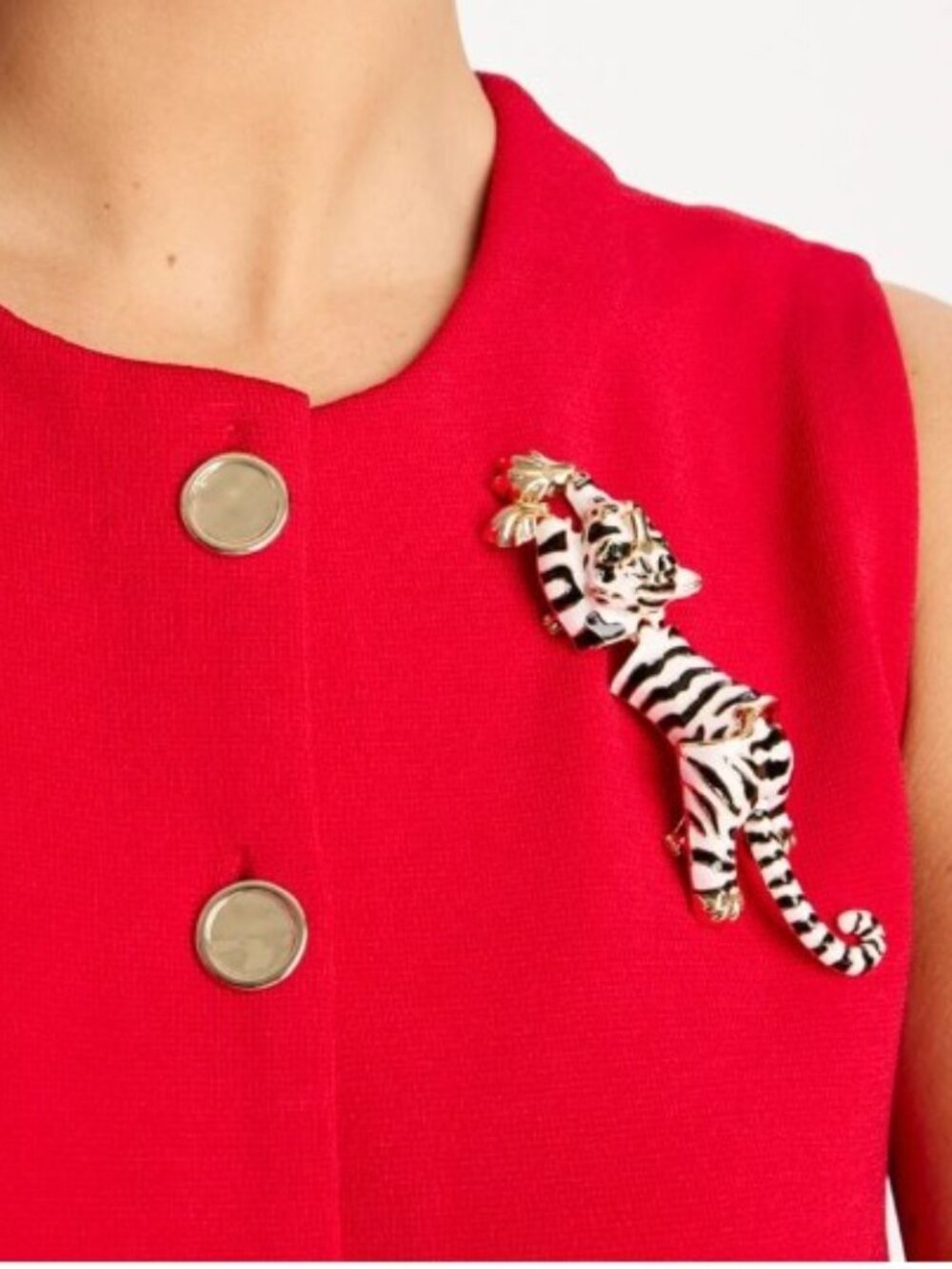 CHICOS TIGER BROOCH.